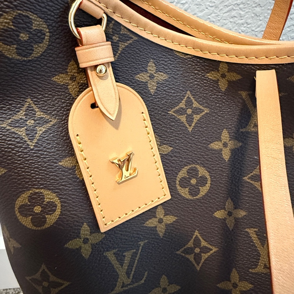 Louis Vuitton CarryAll PM Brown and Tan Monogram Hobo Bag - Picture 4 of 11
